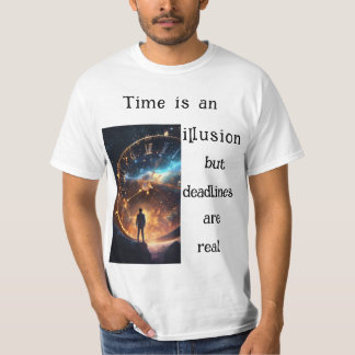 Tijdloze Wijsheid: Inspirerend Time Quote T-Shirt