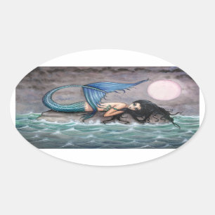 Tijdloze Zeemeermin Stickers