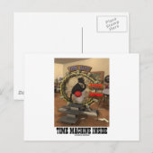 Tijdmachine binnenin (Open Source Duke) Briefkaart (Voorkant / Achterkant)