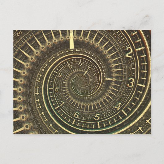 tijdmachine briefkaart (Voorkant)