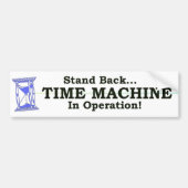 Tijdmachine Bumpersticker (Voorkant)