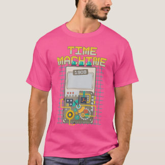 Tijdmachine Gaming Vintage Steampunk Verleden Stij T-shirt