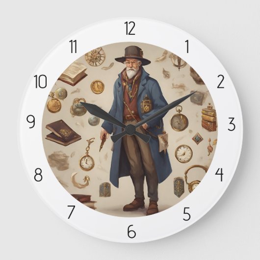 TIJDMACHINE GROTE KLOK (Voorkant)