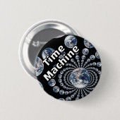 Tijdmachine (je mag de woorden veranderen) ronde button 5,7 cm (Voorkant /achterkant)