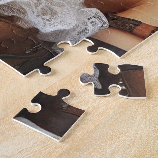 Tijdmachine Jong Meisje en Tijger 80-2 Poster Legpuzzel (Zijkant)