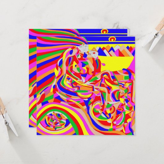 Tijdmachine Kaart (Voorkant / Achterkant in situ)