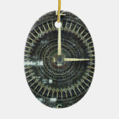 Tijdmachine Keramisch Ornament (Voorkant)