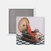Tijdmachine Magneet (Voorkant / Achterkant)