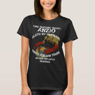 Tijdmachine reis ANZIO dood Duitsers Rome T-shirt