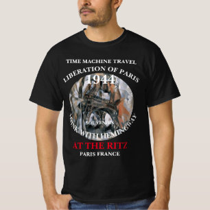 TIJDmachine REIS BEvrijding VAN PARIS DRINKEN T-shirt