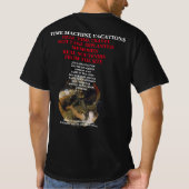 TIJDMACHINE REIS LONDEN ZWARTE DOOD PLAAG 1348 T-SHIRT (Achterkant)