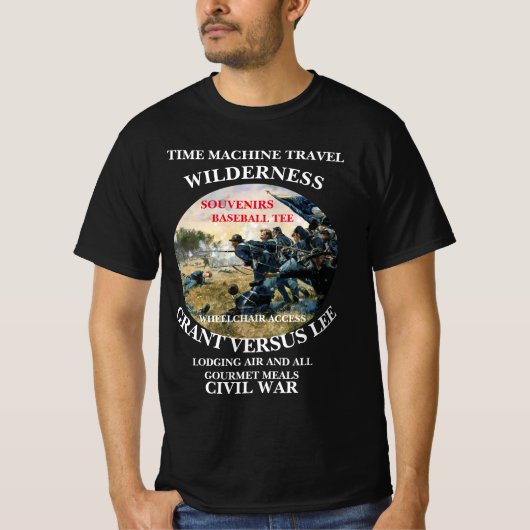 TIJDmachine REIS SLAG OM DE WILDERNIS T-shirt (Voorkant)