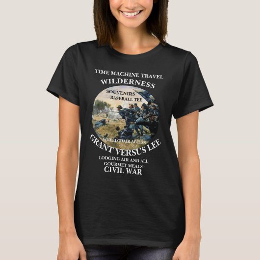 TIJDmachine REIS SLAG VAN DE WILDE WERELD T-shirt (Voorkant)
