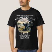 TIJDMACHINE REIZEN SLAG BIJ CHAMPION HILL T-SHIRT (Voorkant)
