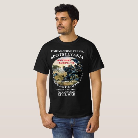TIJDMACHINE REIZEN SLAG BIJ SPOTSYLVANIA T-SHIRT (Voorkant volledig)