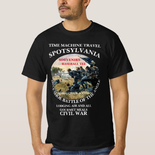 TIJDMACHINE REIZEN SLAG BIJ SPOTSYLVANIA T-SHIRT (Voorkant)
