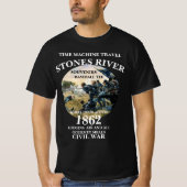 TIJDMACHINE REIZEN SLAG BIJ STONES RIVER T-SHIRT (Voorkant)