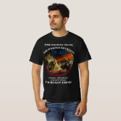 TIJDMACHINE REIZEN VAKANTIES POMPEII 79 AD T-SHIRT (Voorkant volledig)