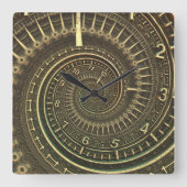 tijdmachine vierkante klok (Voorkant)