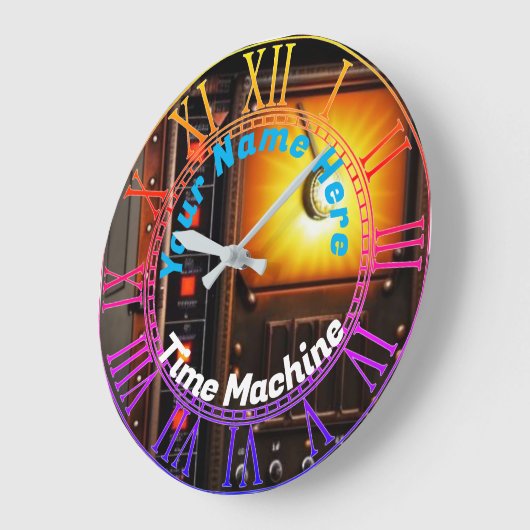 Tijdmachine Wandklok (Hoek)