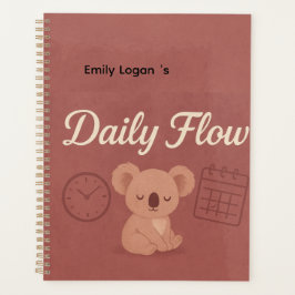 Tijdmanagement – Cute Koala Dagelijks Planner