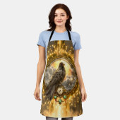 Tijdopnemer Raven – Gotische klokslag Schort (Gedragen)