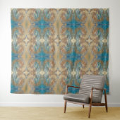 Tijdopnemer-staten - Kunstboomstammen Wandkleed (In Situ (horizontaal))