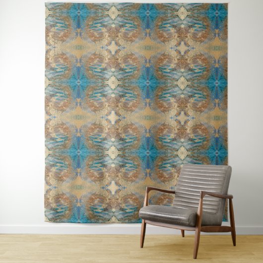 Tijdopnemer-staten - Kunstboomstammen Wandkleed (In situ)