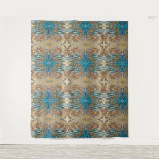 Tijdopnemer-staten - Kunstboomstammen Wandkleed (Voorkant)