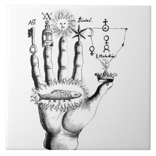 Tijdopnemer Tegeltje (Voorkant)