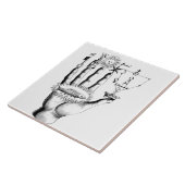 Tijdopnemer Tegeltje (Zijkant)