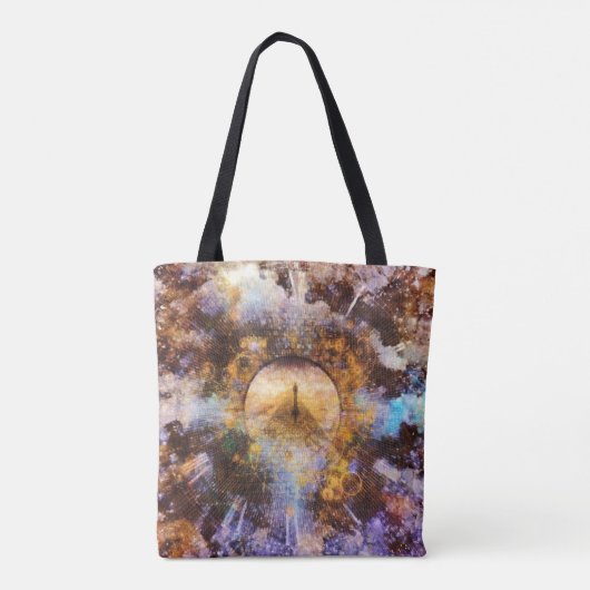 Tijdpad Tote Bag (Achterkant)