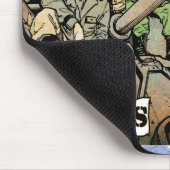 Tijdpad voor de muis muismat (Hoek)