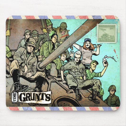 Tijdpad voor de muis muismat (Voorkant)