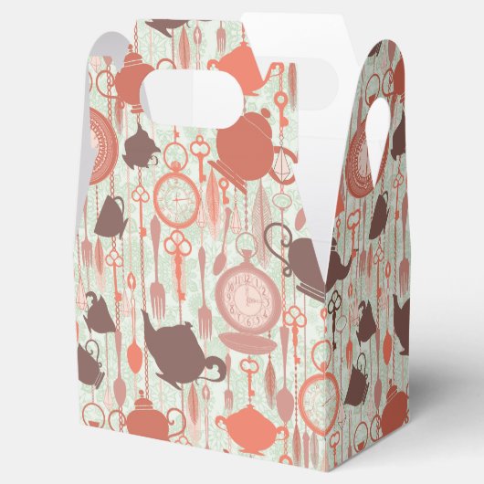  tijdpatroon van thee bedankdoosjes (Geopend)