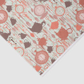 tijdpatroon van thee tissuepapier (Detail)