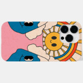 Tijdperk 70 Hippy Stijl Case-Mate iPhone Hoesje (Achterkant (horizontaal))