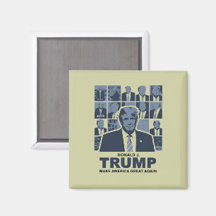 TIJDPERK VAN DONALD TRUMP MAGNEET