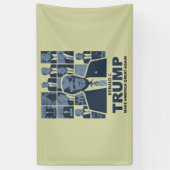TIJDPERK VAN DONALD TRUMP SPANDOEK (Verticaal)