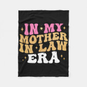 Tijdperk van mijn schoonmoeder Trouwdag Van zoon D Fleece Deken (Voorkant)