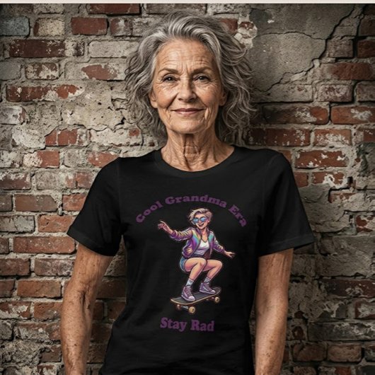 "Tijdperk van oma" vintage T-shirt | Aangepaste te