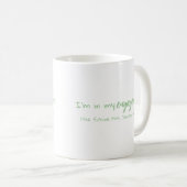 Tijdperk van verloofde bruid toekomstige mevrouw koffiemok (Voorkant rechts)