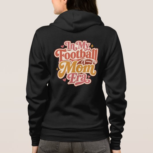Tijdperk van voetbalmoeder hoodie (Achterkant)