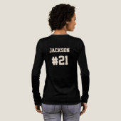 Tijdperk van voetbalmoeder Tri-Blend shirt (Achterkant)