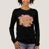 Tijdperk van voetbalmoeder Tri-Blend shirt (Voorkant)