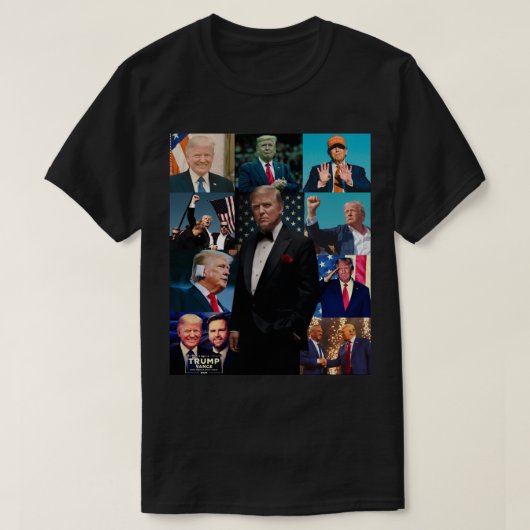 Tijdperken van Donald Trump T-shirt (Design voorkant)