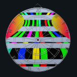 Tijdreis Dartbord<br><div class="desc">tijd-reis,  tijd,  reizen,  pop-kunst,  fantasie,  design,  kleur,  golven,  gelukkig,  artistiek</div>