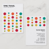 Tijdreis - kleuren 02 visitekaartje (Voorkant / Achterkant)