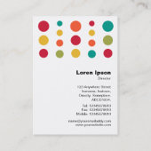 Tijdreis - kleuren 02 visitekaartje (Achterkant)