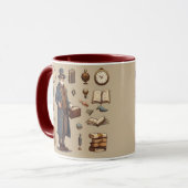 tijdreis mok (Voorkant links)